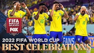 2022 FIFA World Cup Best celebrations of the tournament [upl. by Aneri763]