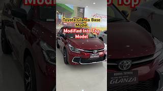 2024 Toyota Glanza Base Model🔥 Modified into Top Model Company Fitting Accessories🔥toyotaglanza [upl. by Arne]