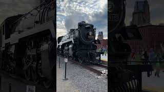 Canadian Pacific 2816 Steam Train Whistle steamtrain [upl. by Eisenstark]