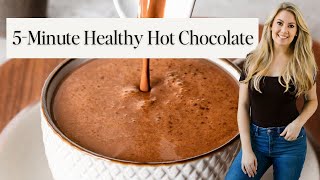 QUICK amp EASY 5Minute Healthy Hot Chocolate Recipe ☕ [upl. by Parnell]