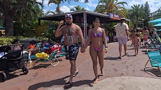 Walking Aquatica Orlando Water Park 2024 [upl. by Llehcor]