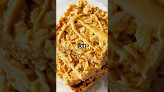 Easy No Bake Peanut Butter Oatmeal Bars [upl. by Hsirahc]