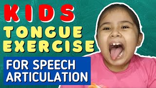 Kids Tongue Exercises For Speech Articulation  Small Talk Episode 3 [upl. by Malchy]