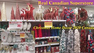 Real Canadian Superstore Christmas Home Decor 2020 Christmas Decorations Shopping Virtual Shopping [upl. by Bodrogi79]