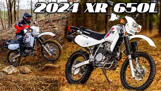 2024 Honda XR650L  FIRST LOOK The Best DualSport Bike [upl. by Bale308]