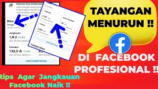 Tayangan Di Insight Facebook Semakin Turun  Begini Tips Agar Tayangan Facebook Bisa Naik [upl. by Ahsinit921]