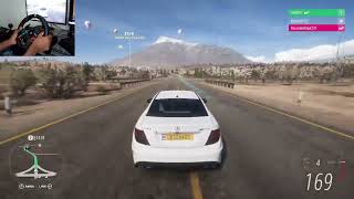 BMW M4 G82 amp Mercedes Benz C63  Forza Horizon 5  Logitech g29 gameplay [upl. by Schwing]