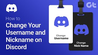 How to Change Your Username and Nickname on Discord [upl. by Wardlaw]