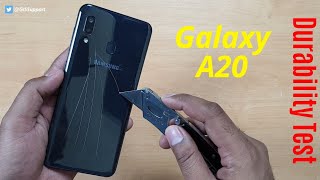 Samsung Galaxy A20 Durability Test  SCRATCH WATER BEND DROP  Gupta Information Systems  Hindi [upl. by Reinald]