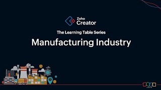 Zoho Creator for Manufacturing Industry [upl. by Enilaf]