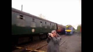 Train Spotter Almost Killed by High Speed Train [upl. by Olimreh]