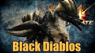 Monster Hunter 4 Ultimate  Black Diablos Tips on Fighting It [upl. by Lerrud691]