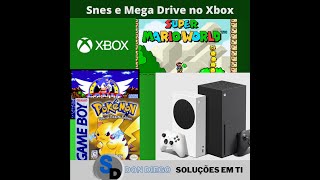 Nesbox Tutorial 2022 emulador de Snes Mega Drive e Gameboy no Xbox one [upl. by Pease]