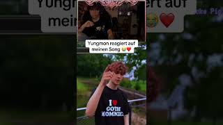 Yungmon reagiert auf meinen neuen Song quotZieh an der Zigarettequot 🩵🫶🏻 reaction yungmon newmusic [upl. by Yar637]