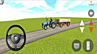 Real Tractor Trolley Farming Simulator Game  Tractor For Loading tractorvideogamingvideo [upl. by Norman752]