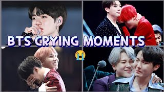 BTS Crying Moments😭 TRY not to cry [upl. by Ihcego]