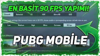 BU CONFÄ°G HARÄ°KA  KALICI 90 FPS CONFÄ°G  90 FPS YAPMA  90 FPS NASIL YAPILIR  PUBG MOBÄ°LE 19 [upl. by Ashelman259]