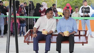 President joins activities held in K Gaafaru Island to mark 41st Fishermens Day [upl. by Schapira]