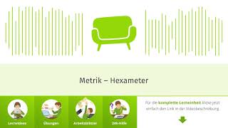 Hexameter – Kennst du den Rhythmus der lateinischen Lyrik [upl. by Humphrey]