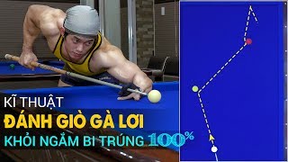 Kỹ thuật đánh giò gà lơi không nhát tay khỏi canh trúng 100 [upl. by Lilhak]