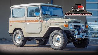 1975 Toyota FJ40 FOR SALE Very Original 6Cylinder 4Speed manual [upl. by Elenaj]