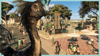 Oviraptor amp Lystrosaurus Habitat  Jurassic World Evolution 2  Desert Sandbox Park [upl. by Pammie]