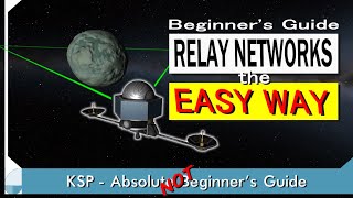 Relay Networks  The EASY Way  KSP Not Beginners Guide [upl. by Crosse]