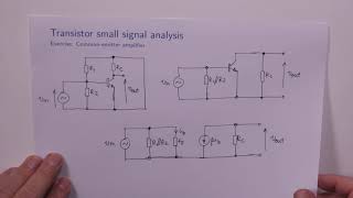 Transistor Small Signal Analysis [upl. by Amoritta]