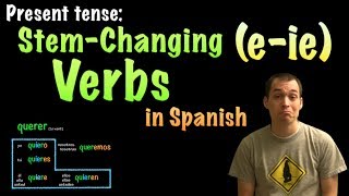 01065 Spanish Lesson  Present Tense  EIE Stemchanging verbs [upl. by Om]