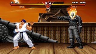 ICE RYU vs GHOST RIDER  Highest Level Amazing Fight [upl. by Irolav785]