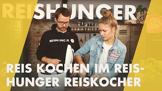 How to Reis kochen im Reishunger Reiskocher  Reishunger kocht [upl. by Salaidh697]