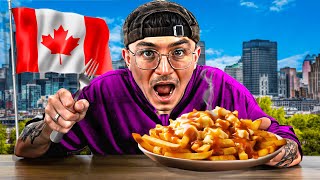 UN FRANÇAIS CUISINE ET GOÛTE LA POUTINE POUR LA PREMIÈRE FOIS [upl. by Weatherby]