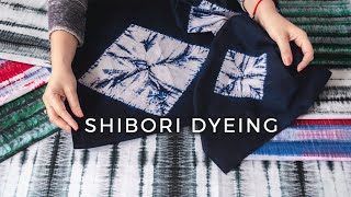 How I make TENUGUI with SHIBORI Tie Dye techniques  How to use a Tenugui  Shop update 🛒 [upl. by Eniawed178]