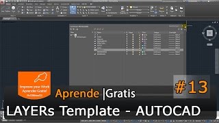 AutoCAD 2015 Tutorial Basico Starter 13  Guardar layers como template en HD [upl. by Asilrac880]