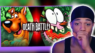 THE DOGS GOIN AT IT  ScoobyDoo VS Courage The Cowardly Dog DEATH BATTLE REACTION [upl. by Minta]