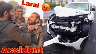 CAR ACCIDENT K BAAD BHOT BHRA PHADDA HOGYA 😱 [upl. by Atteniuq]