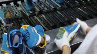 Sports shoes manufacturing process [upl. by Akemhs487]