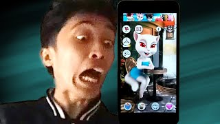 ♫ TALKING ANGELA BERBAHAYA Jangan main jam 3 pagi  LaguMemeVesona [upl. by Anawk]