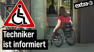 Realer Irrsinn Fitnessprogramm für RolliFahrerin  extra 3  NDR [upl. by Tigdirb]