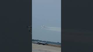 2024 USAF Thunderbirds at the Great State of Maine Airshow Brunswick NO DRONES USED maine usaf [upl. by Nnylylloh]