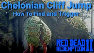 Chelonian Cliff JumpHow To Find And TriggerRDR2 [upl. by Eilarol]