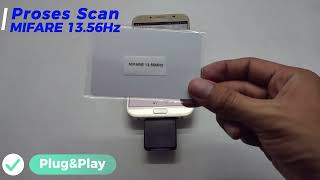 Mobile Reader RFID MIFARE 1356MHz USB TypeC Android [upl. by Edelstein]