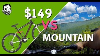 149 Mountain Bike vs mountain  The Walmart Enduro [upl. by Lizzie]