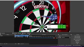 Setup OBS Scoreboard Overlay for Darts  OBScoreboard [upl. by Noryak700]