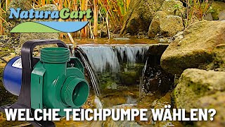 Wassertechnik am Teich  Teichpumpe auswählen [upl. by Emilee]