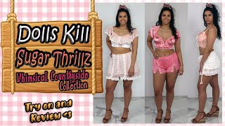 Dolls Kill  NEW COLLECTION Sugar Thrillz quotWhimsical Countrysidequot Lookbook Try on and Review [upl. by Tezile]