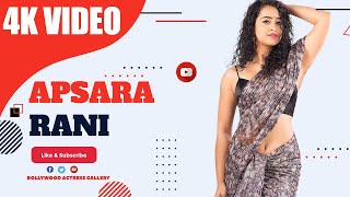 Glamorous Apsara Rani  Telugu actress and model Hottest Video [upl. by Inahc]