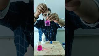 Phenolphthalein indicator is not working in Base  shorts shortsvideo sjw chemical experiment [upl. by Notyal810]