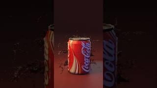 3D CocaCola Can Animation  NukeX Composition amp DaVinci Resolve  blender 3danimation shorts [upl. by Anema255]