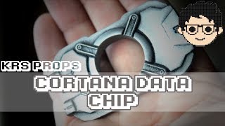 Making of a Halo 5 cortana data chip replica [upl. by Selena63]